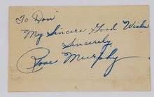 Load image into Gallery viewer, Hollywood Singer Rose Murphy Autographed Note
