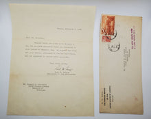 Load image into Gallery viewer, 1948 Military Letter Rear Admiral Allan Smith
