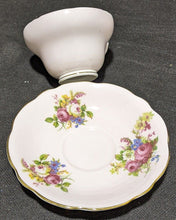 Load image into Gallery viewer, Vintage Foley Bone China Tea Cup &amp; Saucer - Soft Pink &amp; Floral Bouquets
