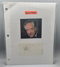 Load image into Gallery viewer, Comedian &amp; Conductor Victor Borge Autographed Note Signed
