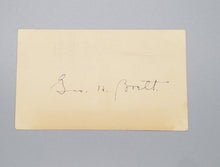 Load image into Gallery viewer, Military Autographed Note by George Howard Brett Signed
