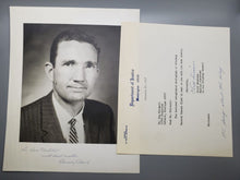 Load image into Gallery viewer, 1969 Autographed Photograph Department of Justice Ramsey Clark Signed
