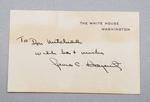 Load image into Gallery viewer, Autograph Press Secretary James C. Hagerty Signed

