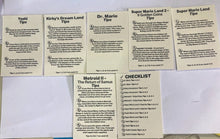Load image into Gallery viewer, 1993 Nintendo Gameboy Trading Cards checklist,2,4,5,8,9,12
