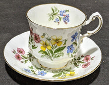 Load image into Gallery viewer, PARAGON Fine Bone China Tea Cup &amp; Saucer Set - English Flowers
