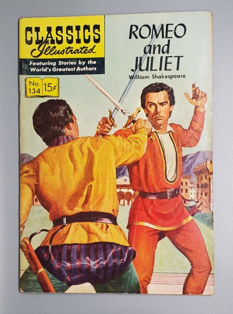 1956 Classics #134 HRN 134 1st Edition VG+5.0 Romeo and Juliet by Shakespeare