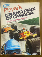 Load image into Gallery viewer, 1969 Player Grand Prix Canada Race Program

