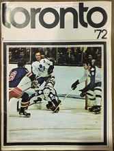 Load image into Gallery viewer, 1972 Maple Leafs Program With Insert Hockey Magazine
