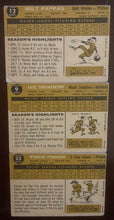 Load image into Gallery viewer, 1960 Topps baseball cards Fisher, Throneberry, Pappas Lot of 3
