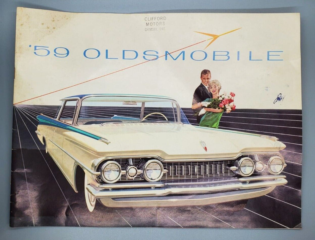 1958 + 1959 Oldsmobile Catalogue Brochure