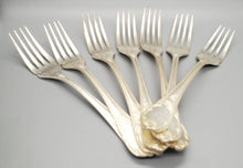 Load image into Gallery viewer, CHRISTOFLE - Marly Pattern -Silver Plate Fish Set (Fork &amp; Knife) - Service For 7
