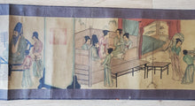 Load image into Gallery viewer, Chinese Watercolour Scroll - Illustrated Scene
