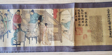 Load image into Gallery viewer, Chinese Watercolour Scroll - Illustrated Scene
