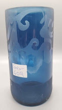 Load image into Gallery viewer, Blue Northwest Territories Art Glass Tea Light Holder - Signed
