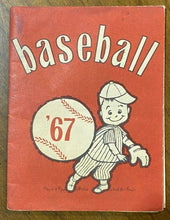 Load image into Gallery viewer, 1967 MLB Baseball Schedule PCL International League
