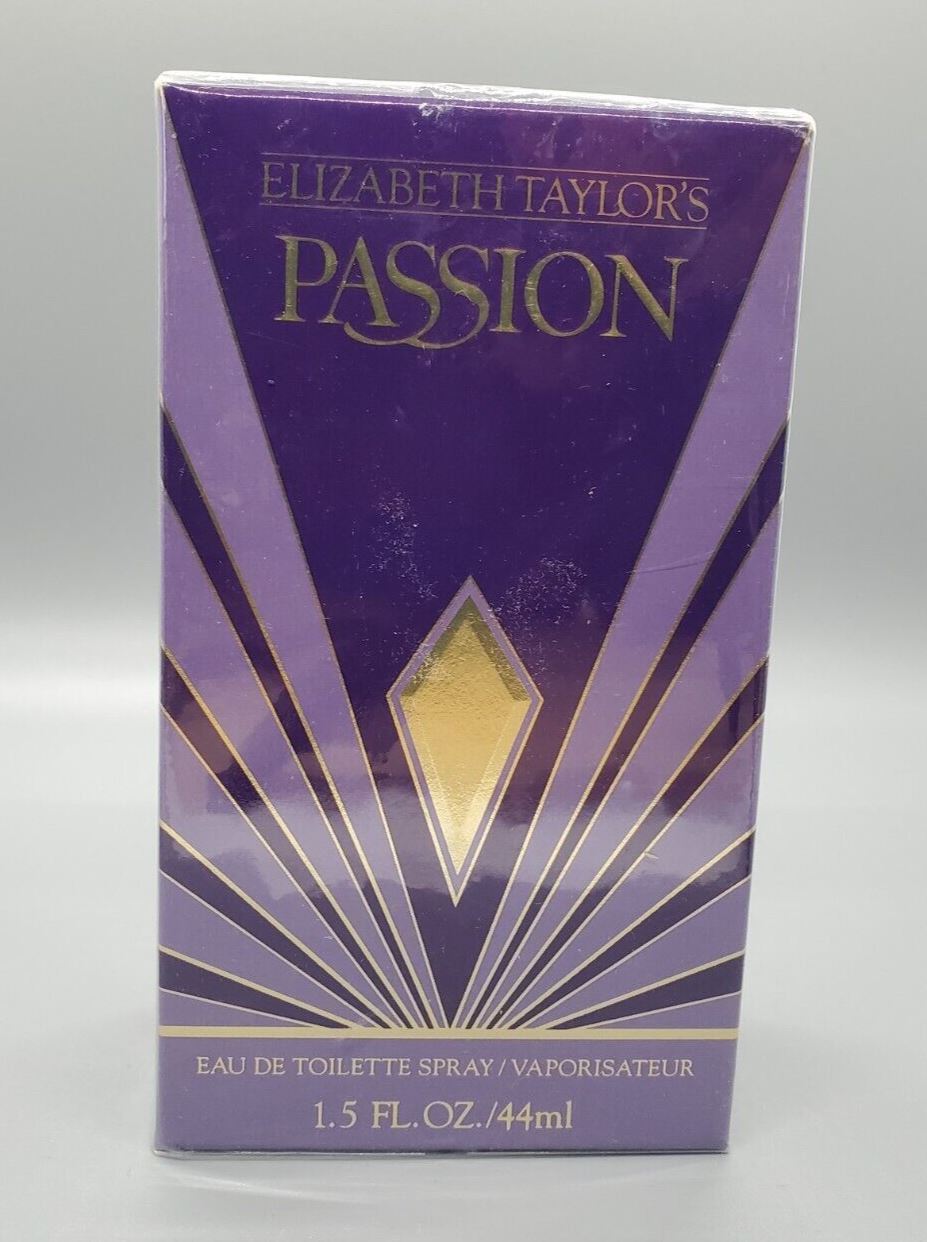 Sealed Elizabeth Taylor's Passion Eau de Toilette Spray/Vaporisateur 1.5oz 44ml