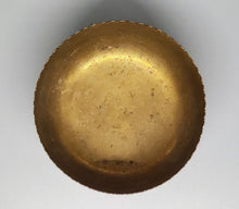 Load image into Gallery viewer, Heavily Detailed Small Brass Bowl
