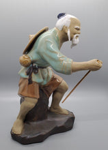 Load image into Gallery viewer, Vintage Chinese Mud Man Figurine - Wise Man Walking

