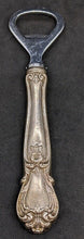 Load image into Gallery viewer, Sterling Silver Handled Bottle Opener - Unknown Pattern
