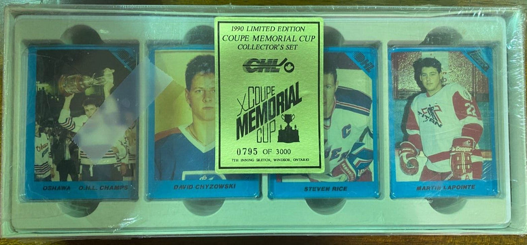 1990 Limited Edition Coupe Memorial Cup Collectors Set 0795 of 3000