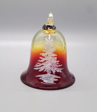 Load image into Gallery viewer, Painted Glass Bell Christmas Tree Ornament
