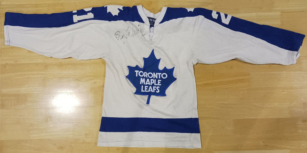 NHL Hockey Vintage 1970s Doug Laurie Salming Signed Jersey