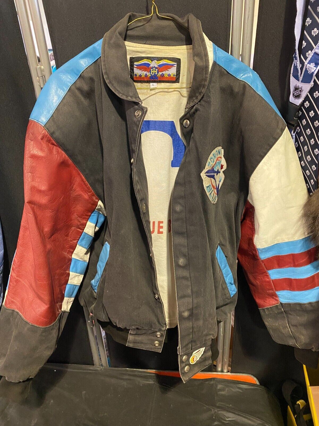 Toronto Blue Jays Leather Jacket Worn by Storage Wars Star Paul Kenny