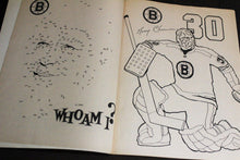 Load image into Gallery viewer, Vintage 1970s Official Boston Bruins Coloring Book
