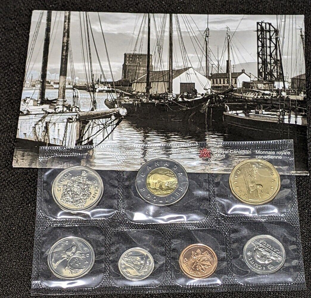 2002 Canadian Uncirculated Proof-Like Coin Set by RCM