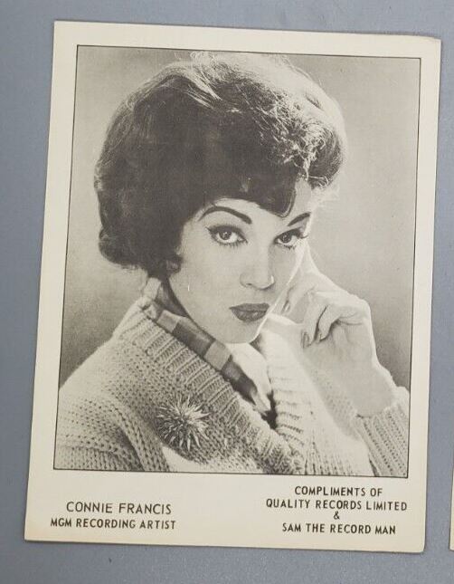 1960's MGM Recording Artist - Sam The Record Man  - Connie Francis