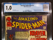 Load image into Gallery viewer, Amazing Spider-Man #15 Marvel Comics 1964 CGC 1.0 Off-White Serial #4153289001
