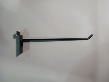 Load image into Gallery viewer, LOT of 36, 10&quot;Slatwall peg hook black Hanger Display Panel mount slatboard metal
