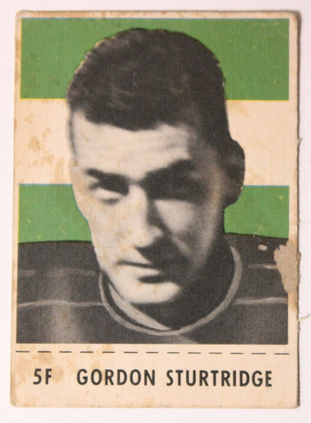 1956 Shredded Wheat CFL Gordon Sturtridge 5F Football Card (Read Description)