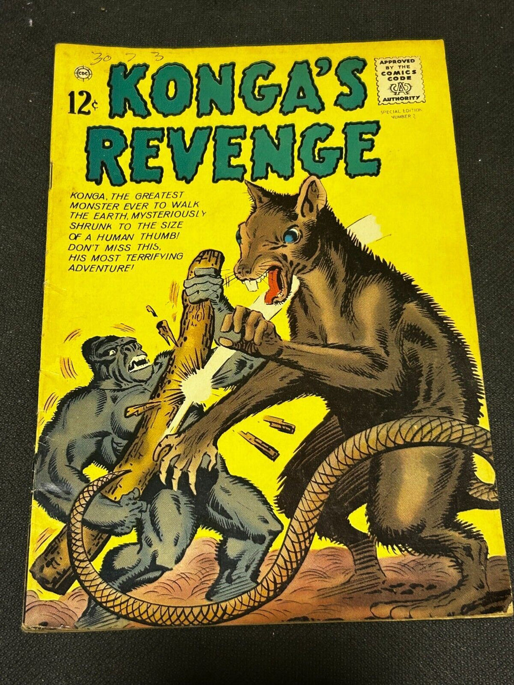 1963 Kongas Revenge Special Edition Number #2 F+ Steve Ditko Art