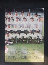 Load image into Gallery viewer, 1960 World Series Baseball Yankee vs Pirates Program Unscored
