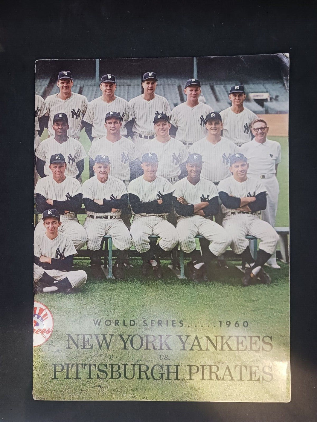 1960 World Series Baseball Yankee vs Pirates Program Unscored