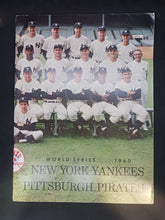 Load image into Gallery viewer, 1960 World Series Baseball Yankee vs Pirates Program Unscored
