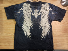 Load image into Gallery viewer, Vintage Affliction Los Angeles 2X-L Men T-Shirt Black, Eagle Skull Design
