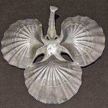 Load image into Gallery viewer, Bruce Fox Design Divided Three Shell Tray With Lobster Handle
