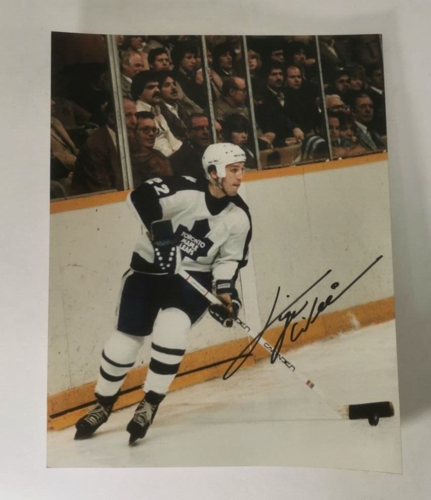 Dave Tiger Williams Signed 8x10 Photo Hockey Player