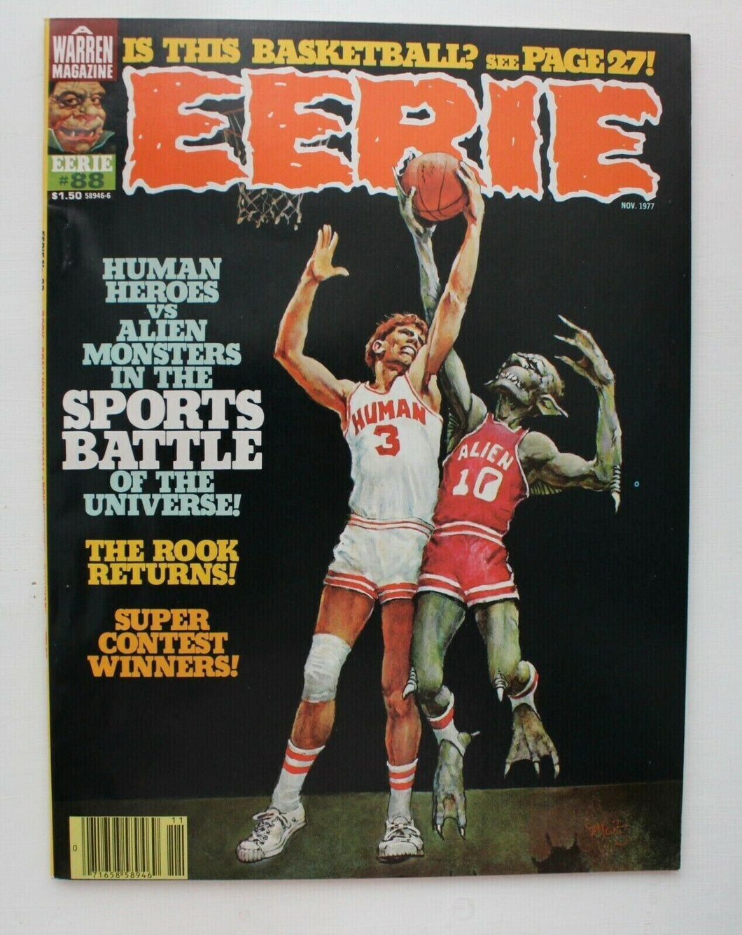 Eerie Magazine #88 (November 1977), Canadian Price Variant, VF/NM 9.0
