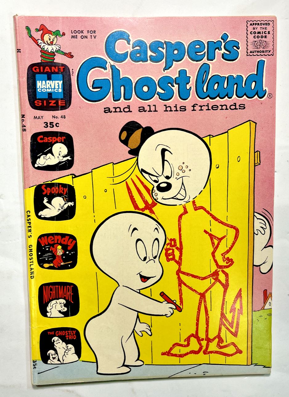 1969 Casper's Ghostland And All His Friends # 48 , Harvey Comics, F 6.0