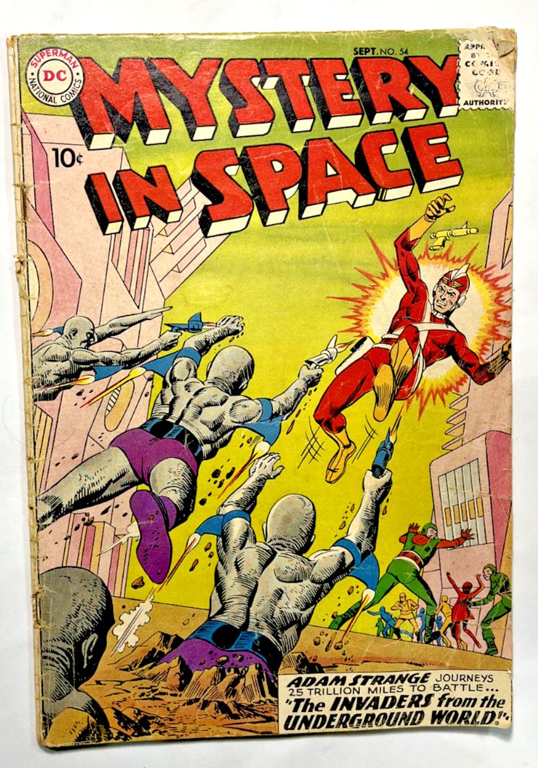 1959 Mystery In Space #54, DC Comics, G+ 3.0