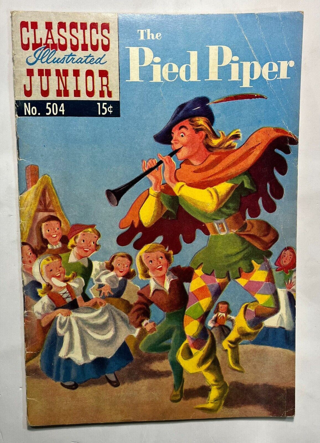 1954 The Pied Piper #504, Classics Illustrated Junior, VG 4.0