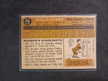 Load image into Gallery viewer, 2009 Topps Heritage 50th Anniversary 1960 Buybacks #76 Bill Fischer White Back A

