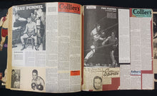 Load image into Gallery viewer, 1935-1944 Best Extraordinary Vintage Scrapbook on Boxing (18.5&quot;x18.5&quot;x3&quot; thick)
