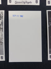 Load image into Gallery viewer, 1982 Team Issued KANSAS City Royals 5&quot;x3 1/4&quot; Photo Cards Set x29 NR Mint

