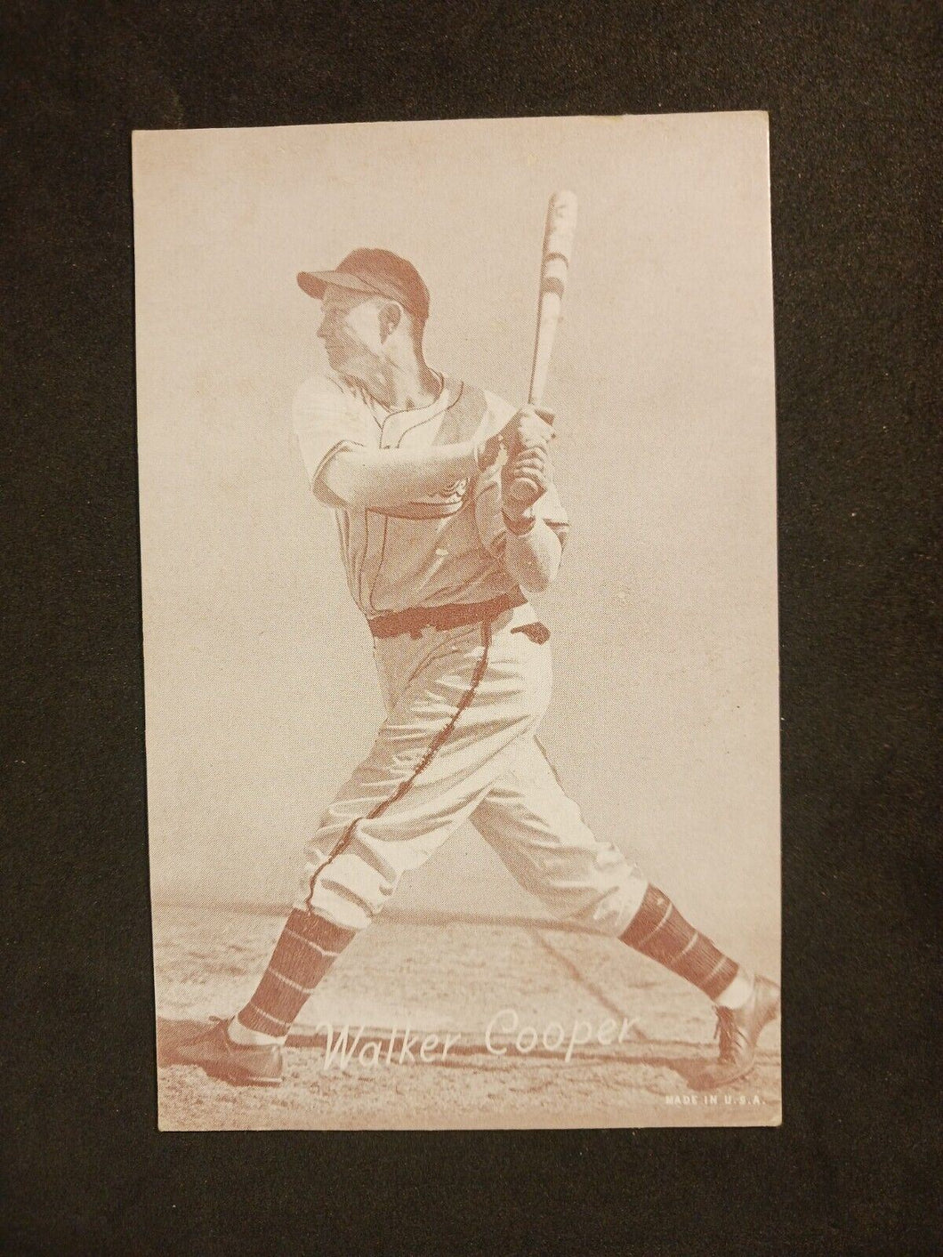 Vintage 1940’s Baseball Exhibit Card – Walker Cooper