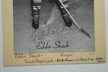 Load image into Gallery viewer, 1944-1963 Beehive Hockey Group II Ed Shack Signed Toronto Maple Leafs
