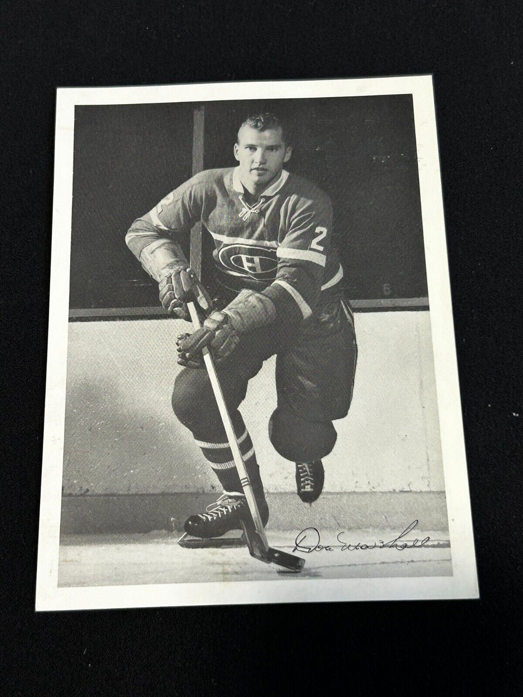 1960-61 York Peanut NHL Don Marshall Habs Montreal 5X7